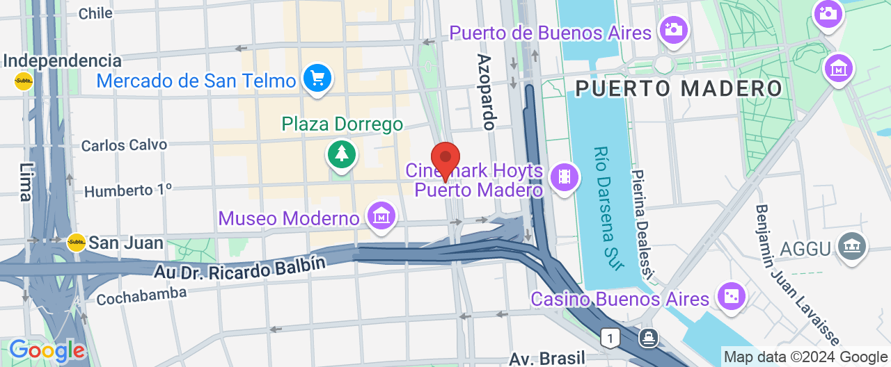Mapa de la ubicación