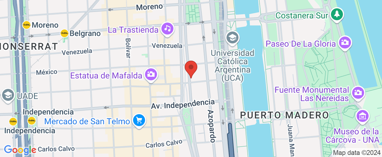 Mapa de la ubicación