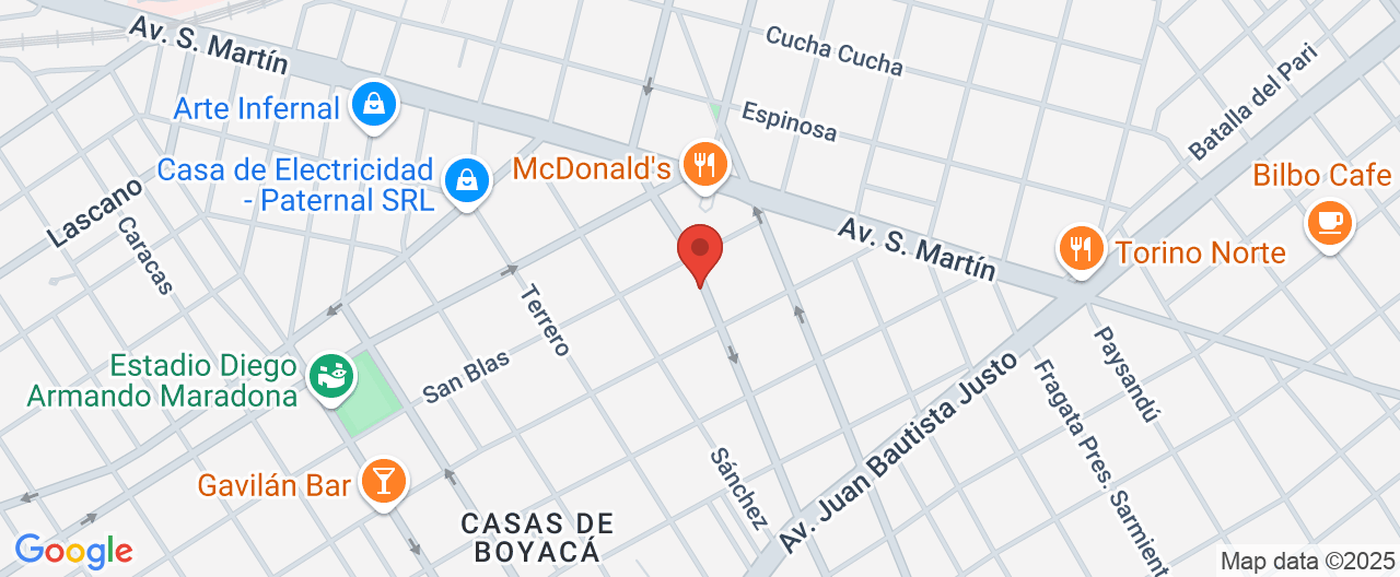Mapa de la ubicación