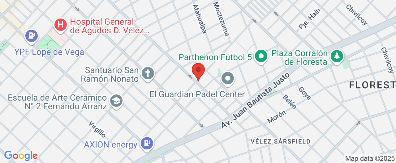 Mapa de la ubicación