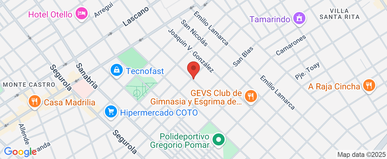 Mapa de la ubicación