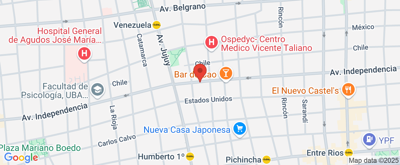 Mapa de la ubicación