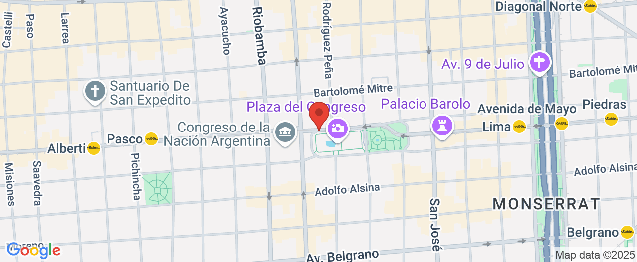Mapa de la ubicación