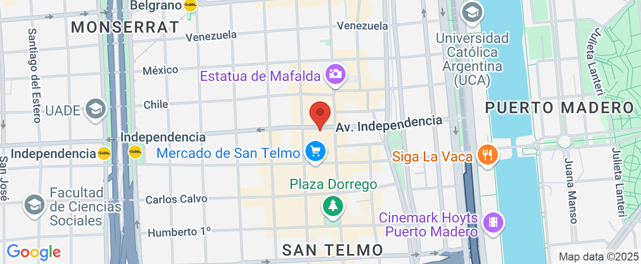 Mapa de la ubicación