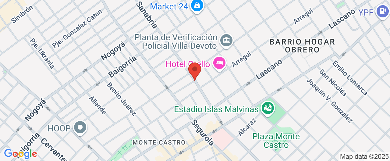 Mapa de la ubicación