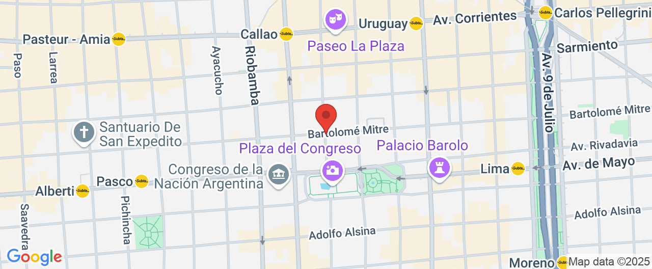 Mapa de la ubicación