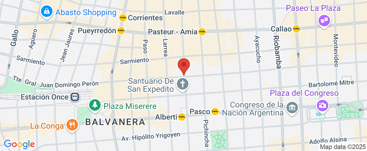 Mapa de la ubicación