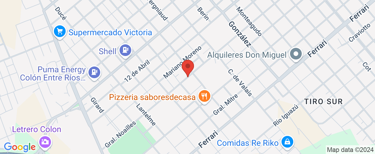 Mapa de la ubicación