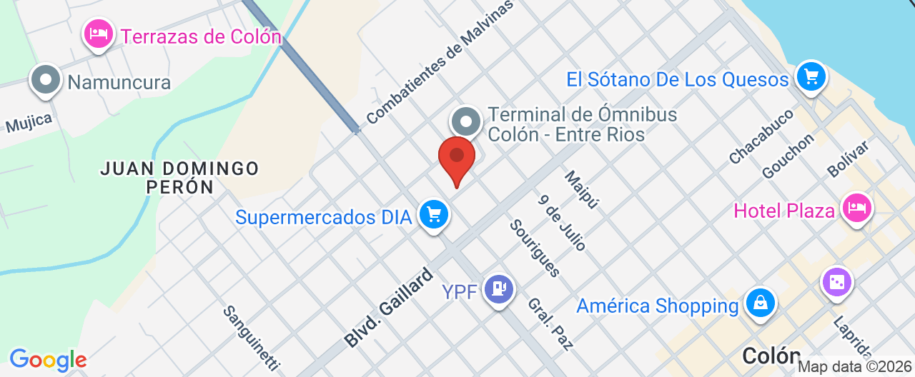 Mapa de la ubicación