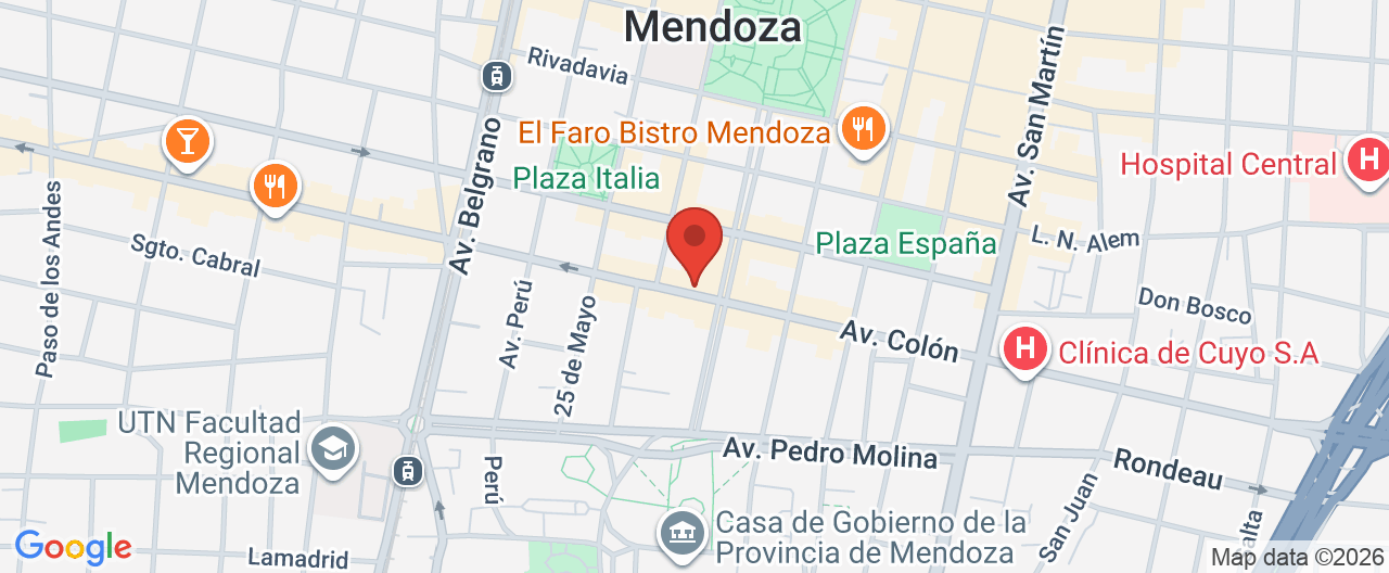 Mapa de la ubicación