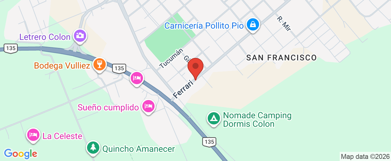 Mapa de la ubicación