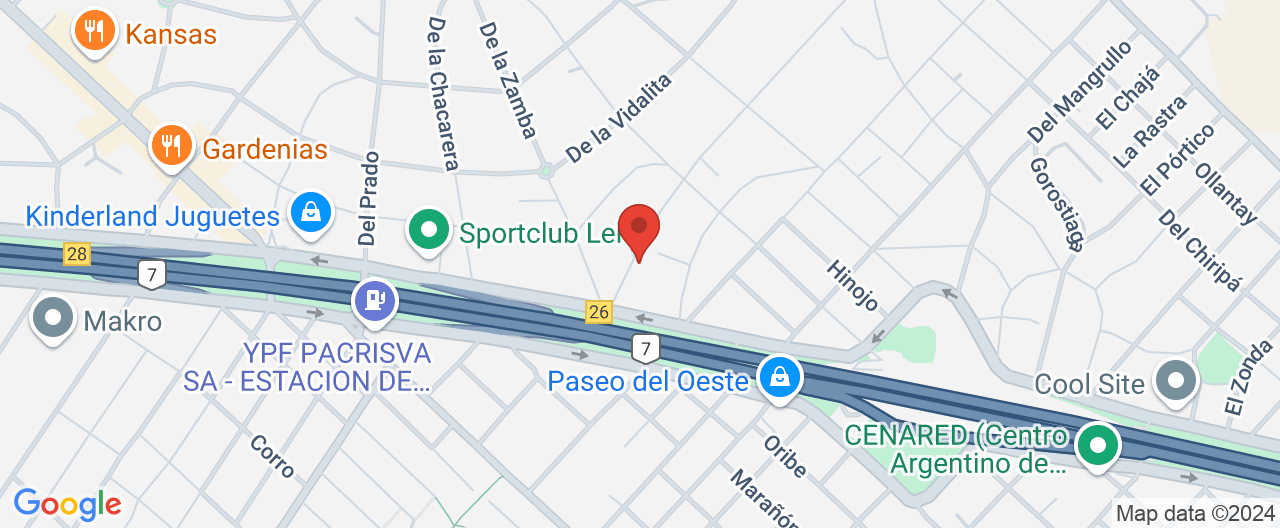 Mapa de la ubicación