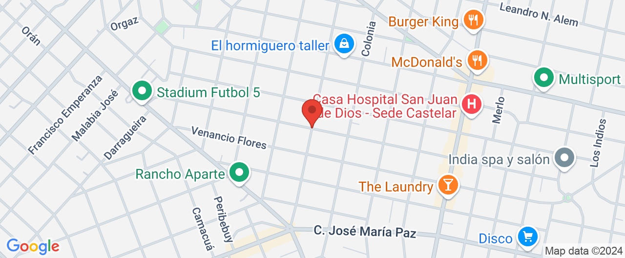 Mapa de la ubicación