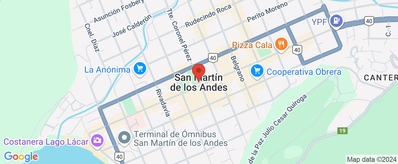 Mapa de la ubicación