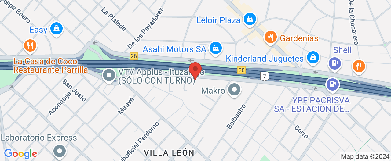 Mapa de la ubicación