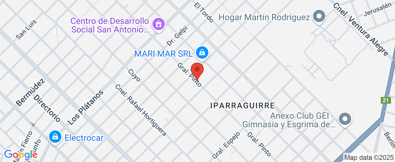 Mapa de la ubicación