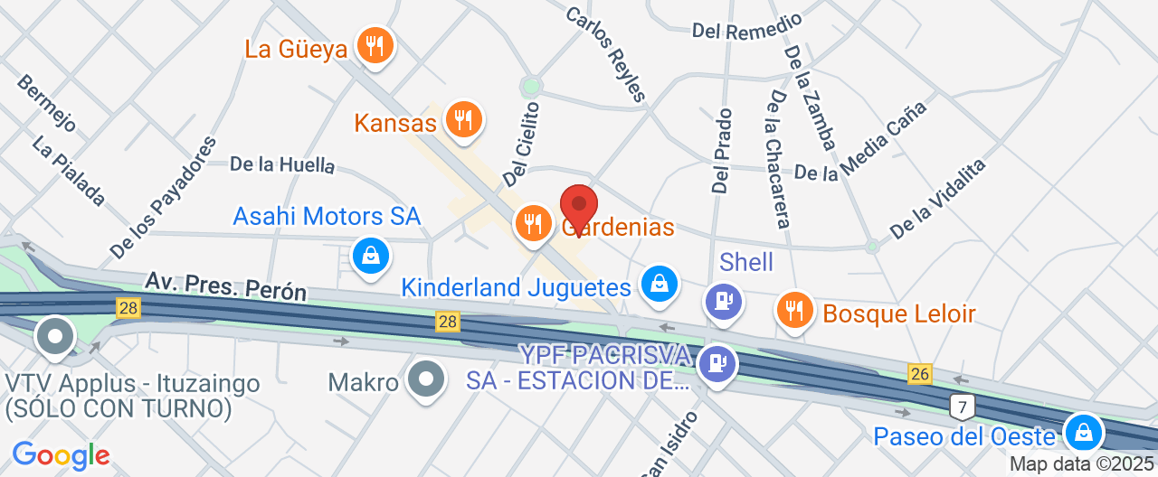 Mapa de la ubicación
