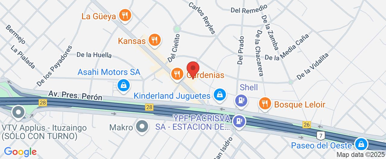 Mapa de la ubicación
