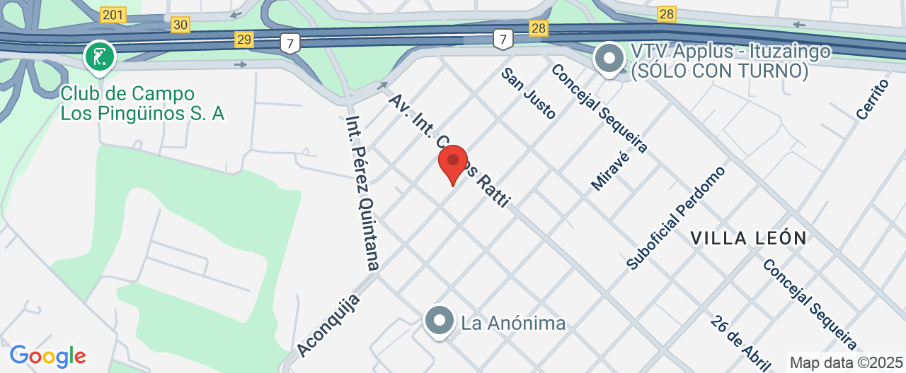 Mapa de la ubicación