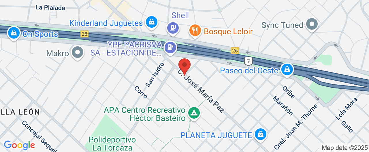 Mapa de la ubicación