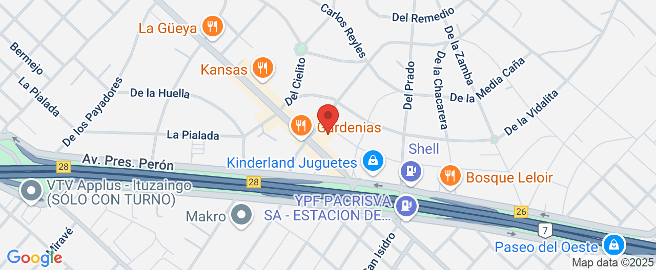 Mapa de la ubicación