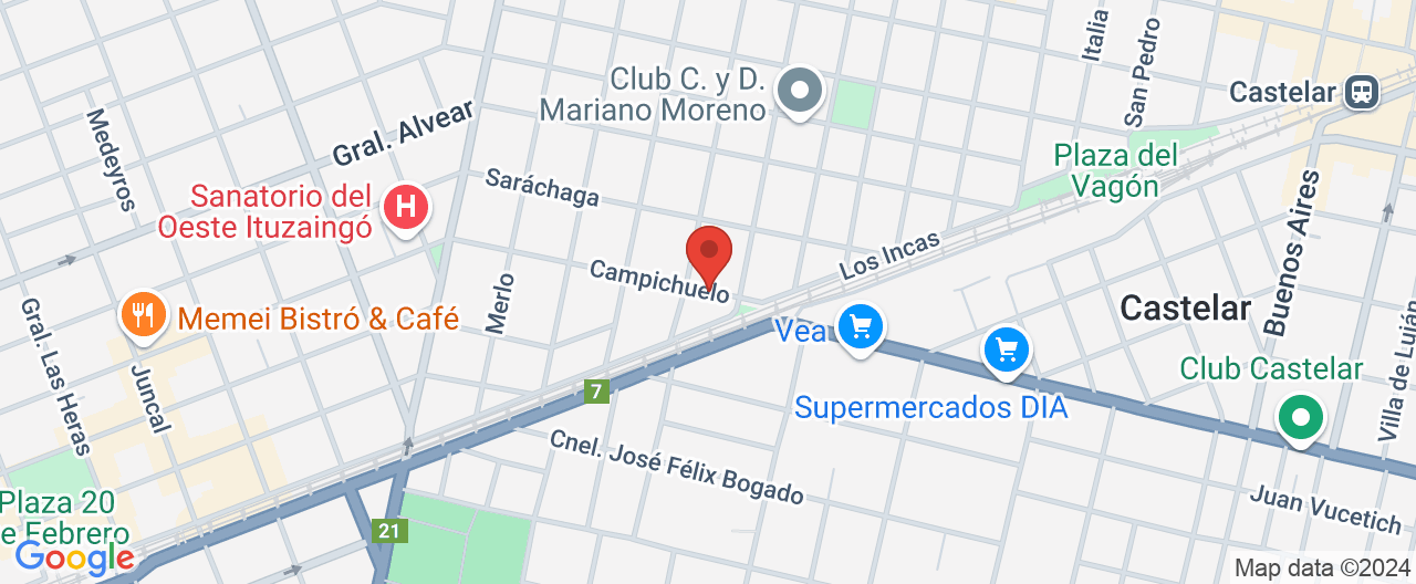 Mapa de la ubicación