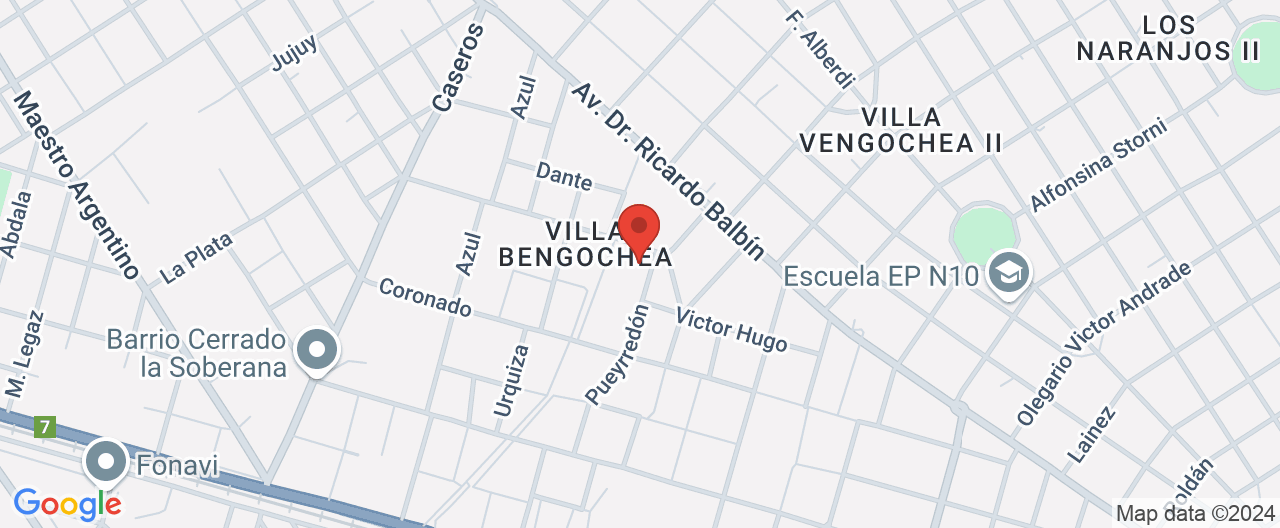 Mapa de la ubicación