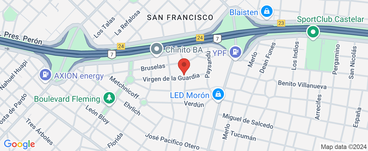 Mapa de la ubicación