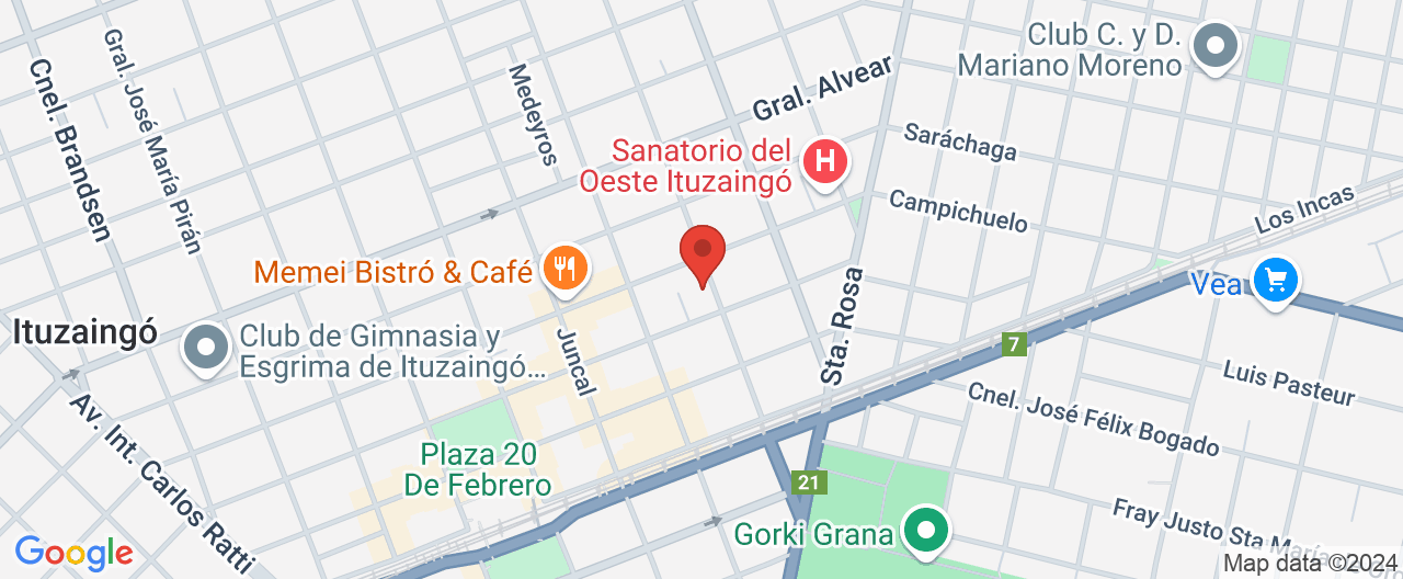 Mapa de la ubicación