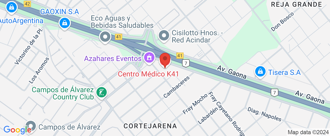 Mapa de la ubicación