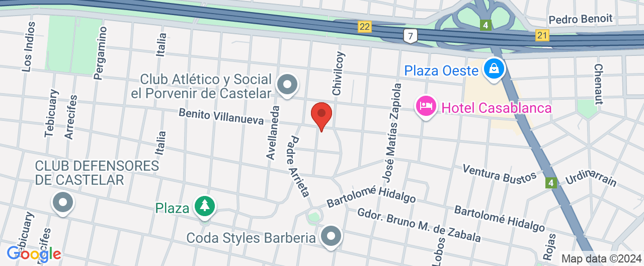 Mapa de la ubicación