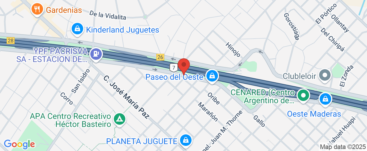 Mapa de la ubicación