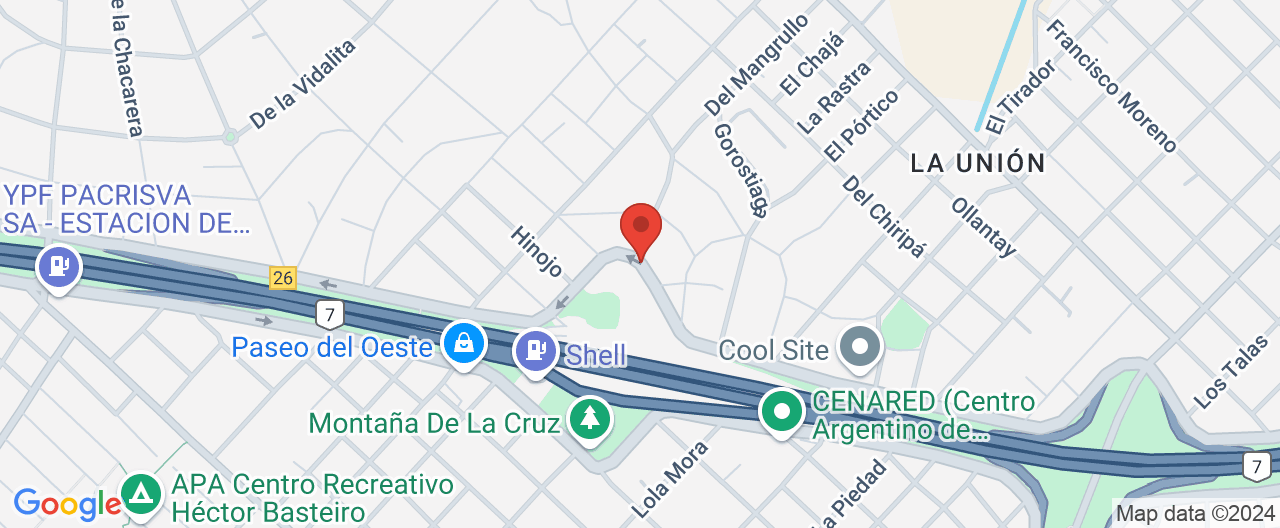 Mapa de la ubicación