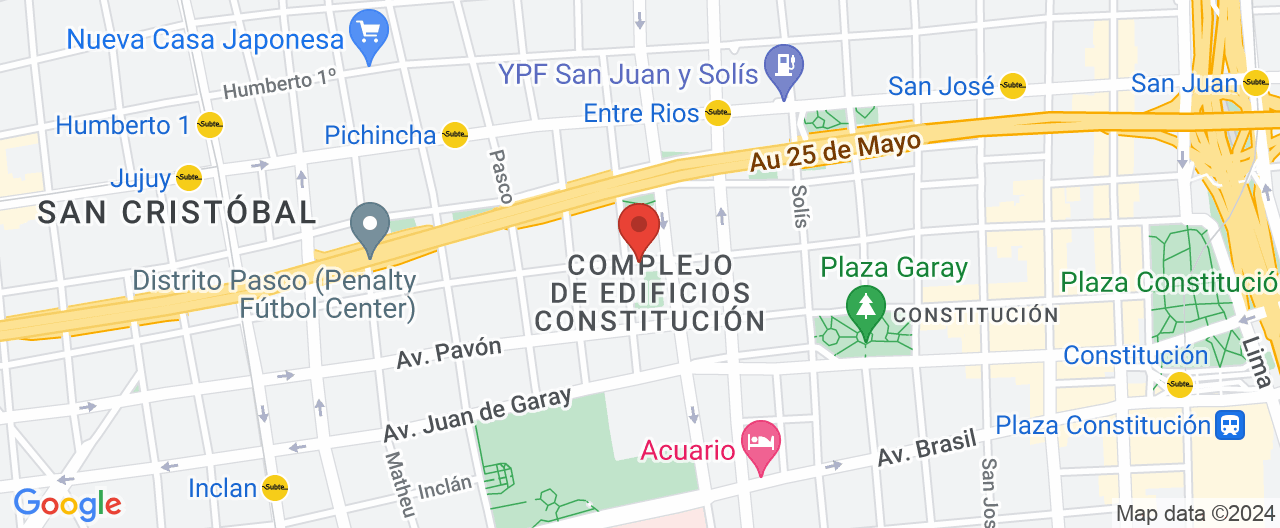 Mapa de la ubicación