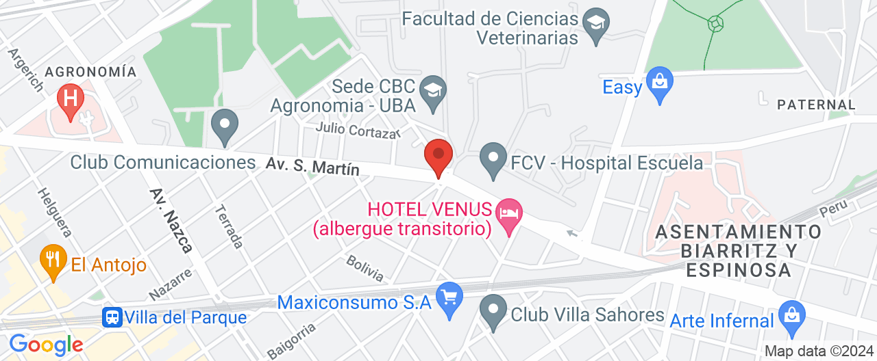Mapa de la ubicación
