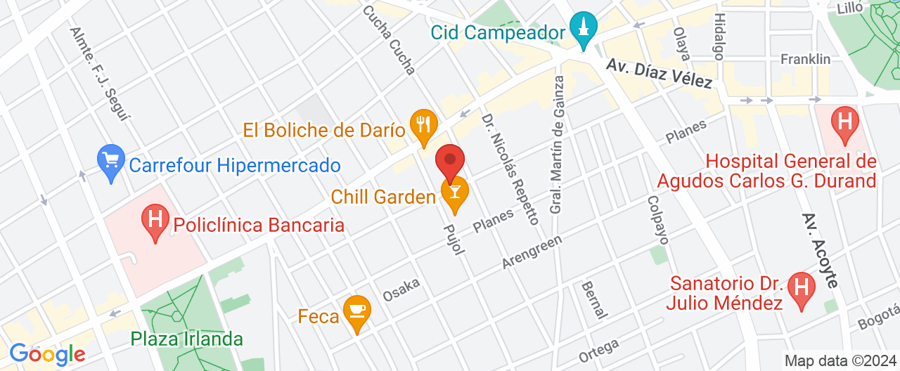 Mapa de la ubicación