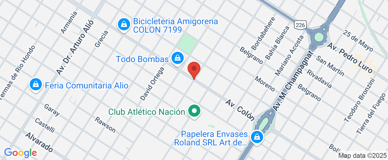 Mapa de la ubicación