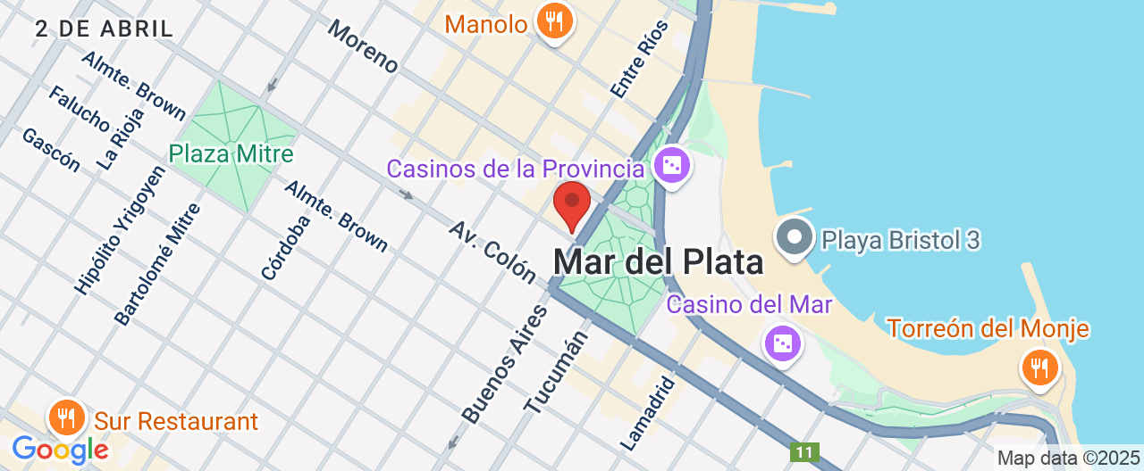 Mapa de la ubicación