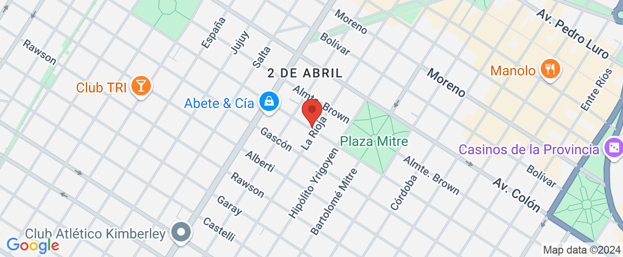 Mapa de la ubicación