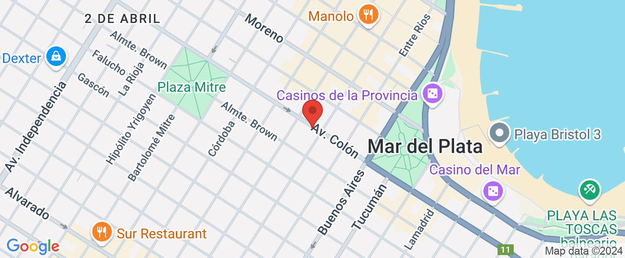 Mapa de la ubicación