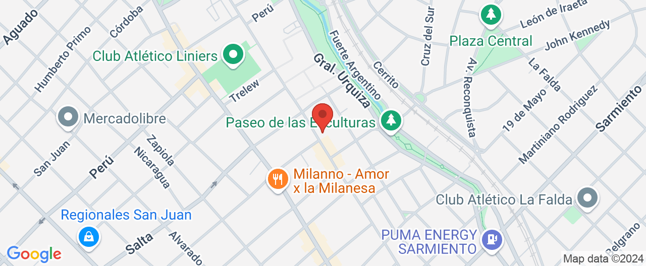 Mapa de la ubicación
