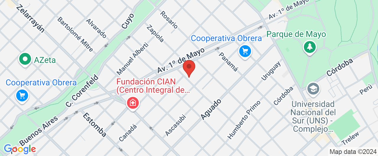 Mapa de la ubicación