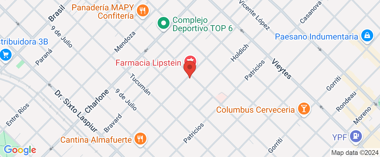 Mapa de la ubicación