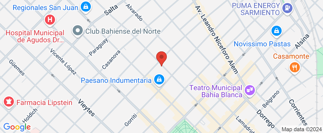 Mapa de la ubicación