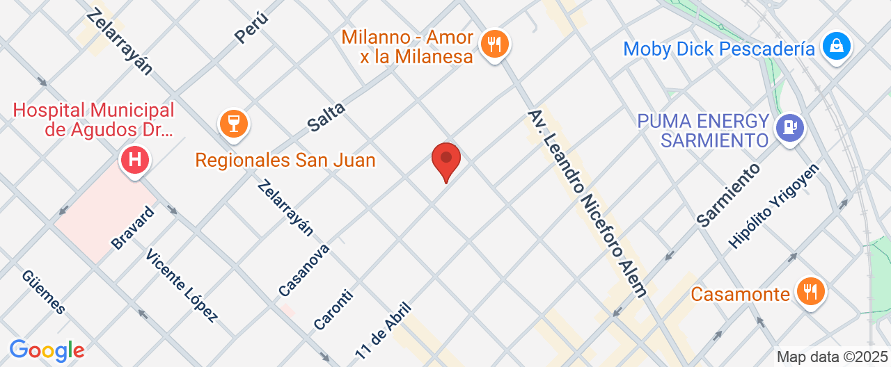 Mapa de la ubicación