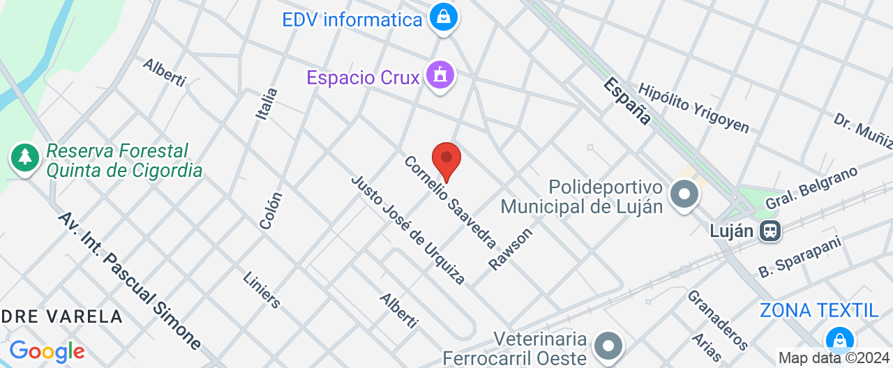 Mapa de la ubicación