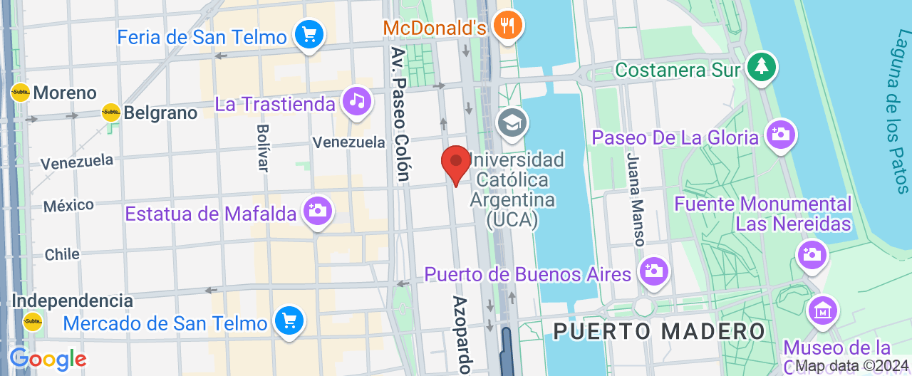 Mapa de la ubicación