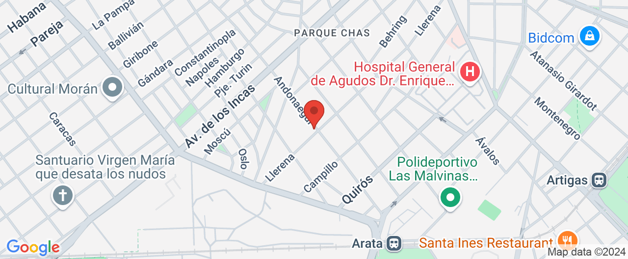 Mapa de la ubicación
