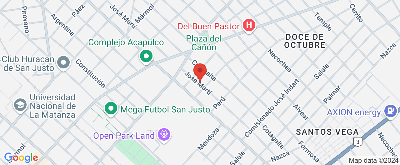 Mapa de la ubicación