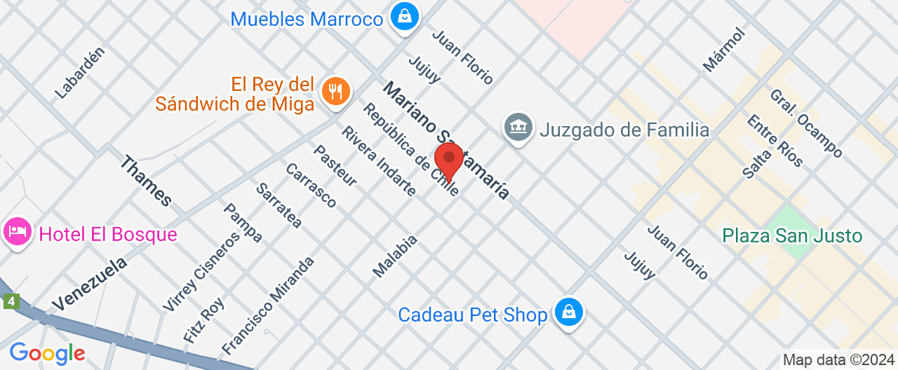 Mapa de la ubicación
